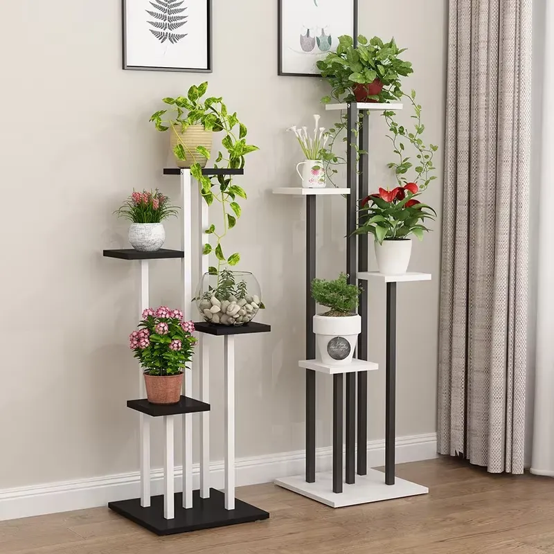 Bonsai Vertical Garden - ชั้นวางดอกไม้หลายชั้น ชั้นวางต้นไม้ในร่ม ประหยัดพื้นที่ ชั้นวางสวนแนวตั้ง สำหรับระเบียง ตกแต่งบ้าน