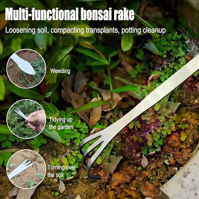 คราดถอนรากสแตนเลสแบบมือถือ สำห - Bonsai Garden Zen บทวิจารณ์และราคา