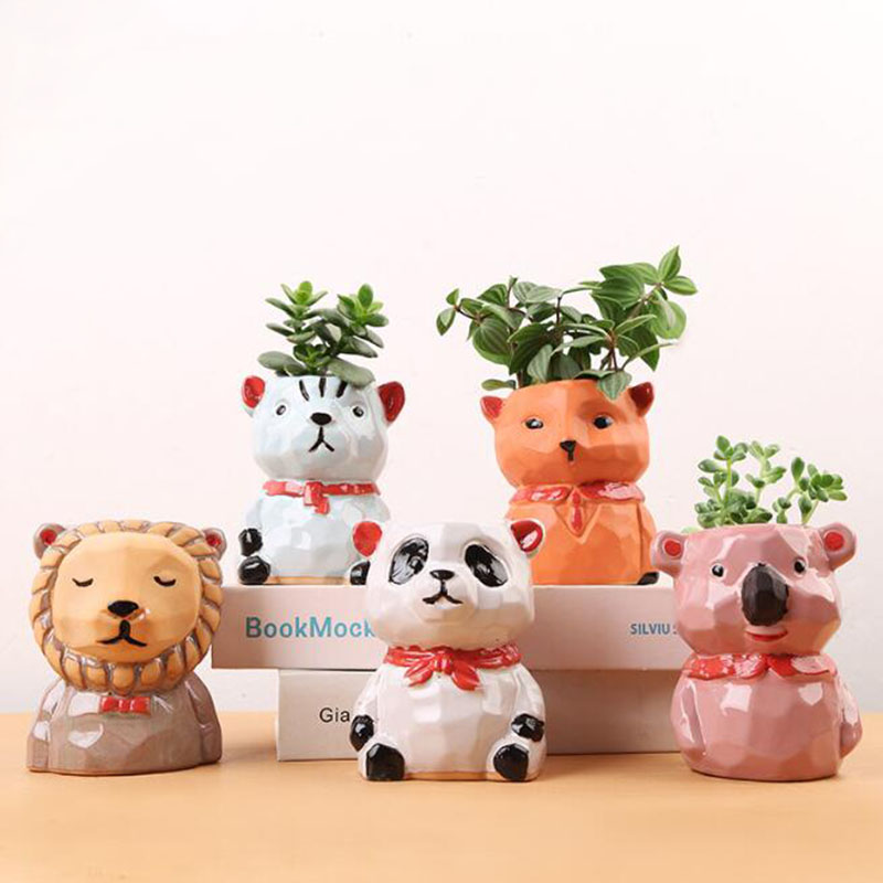 แจกันบอนไซลายการ์ตูนรูปสัตว์ขอ - Bonsai Garden Europe บทวิจารณ์และราคา