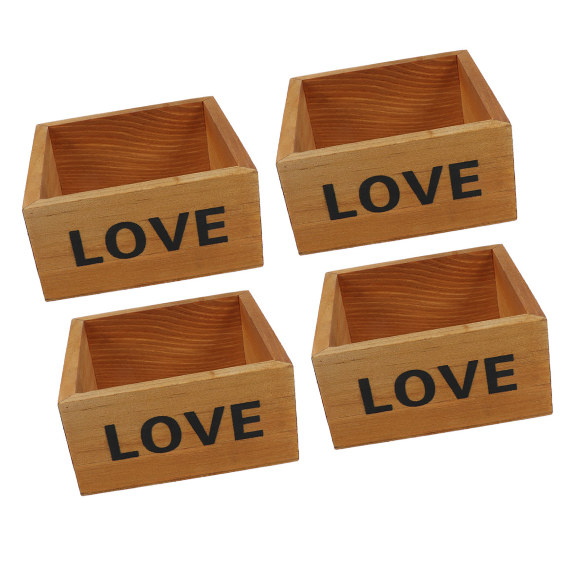 4 ชิ้น กล่องไม้ขนาดเล็กสำหรับต - Bonsai Garden Mini บทวิจารณ์และราคา