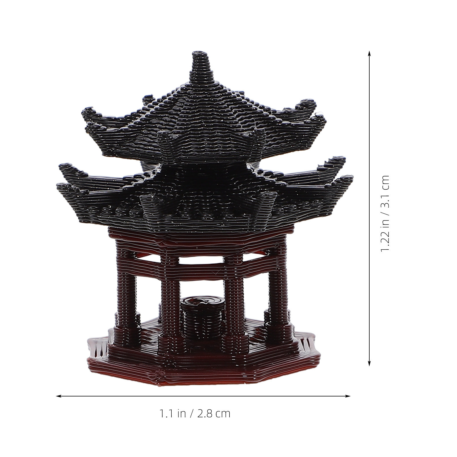 รูปปั้นศาลาจิ๋ว สไตล์จีน สำหรั - Bonsai Garden Zen บทวิจารณ์และราคา
