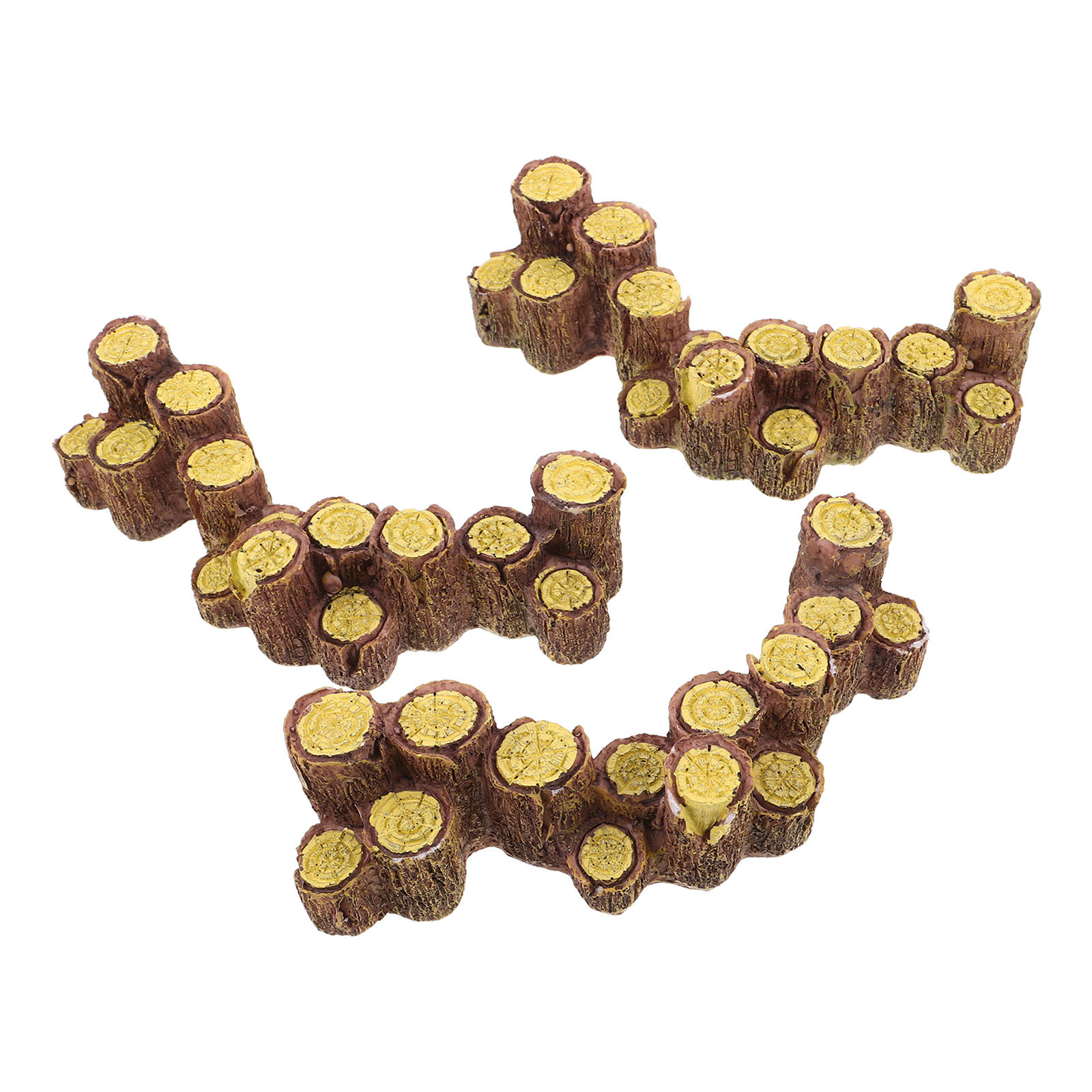 3 ชิ้น ตอไม้เรซิ่นสำหรับจัดสวน - Bonsai Garden Miniature บทวิจารณ์และราคา