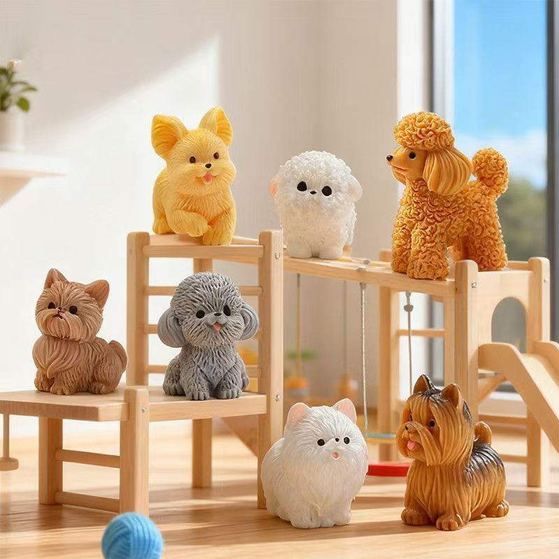 ตุ๊กตาหมาพุดเดิ้ลน่ารัก ของตกแ - Bonsai Garden Miniature บทวิจารณ์และราคา