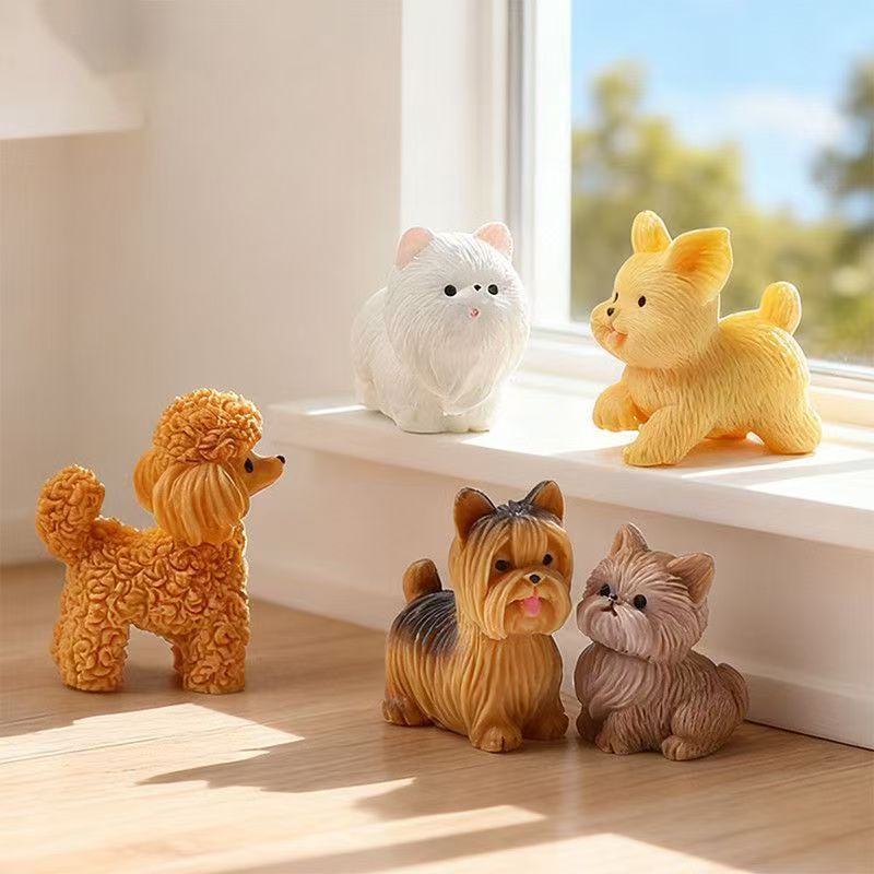 ตุ๊กตาหมาพุดเดิ้ลน่ารัก ของตกแ - Bonsai Garden Miniature บทวิจารณ์และราคา