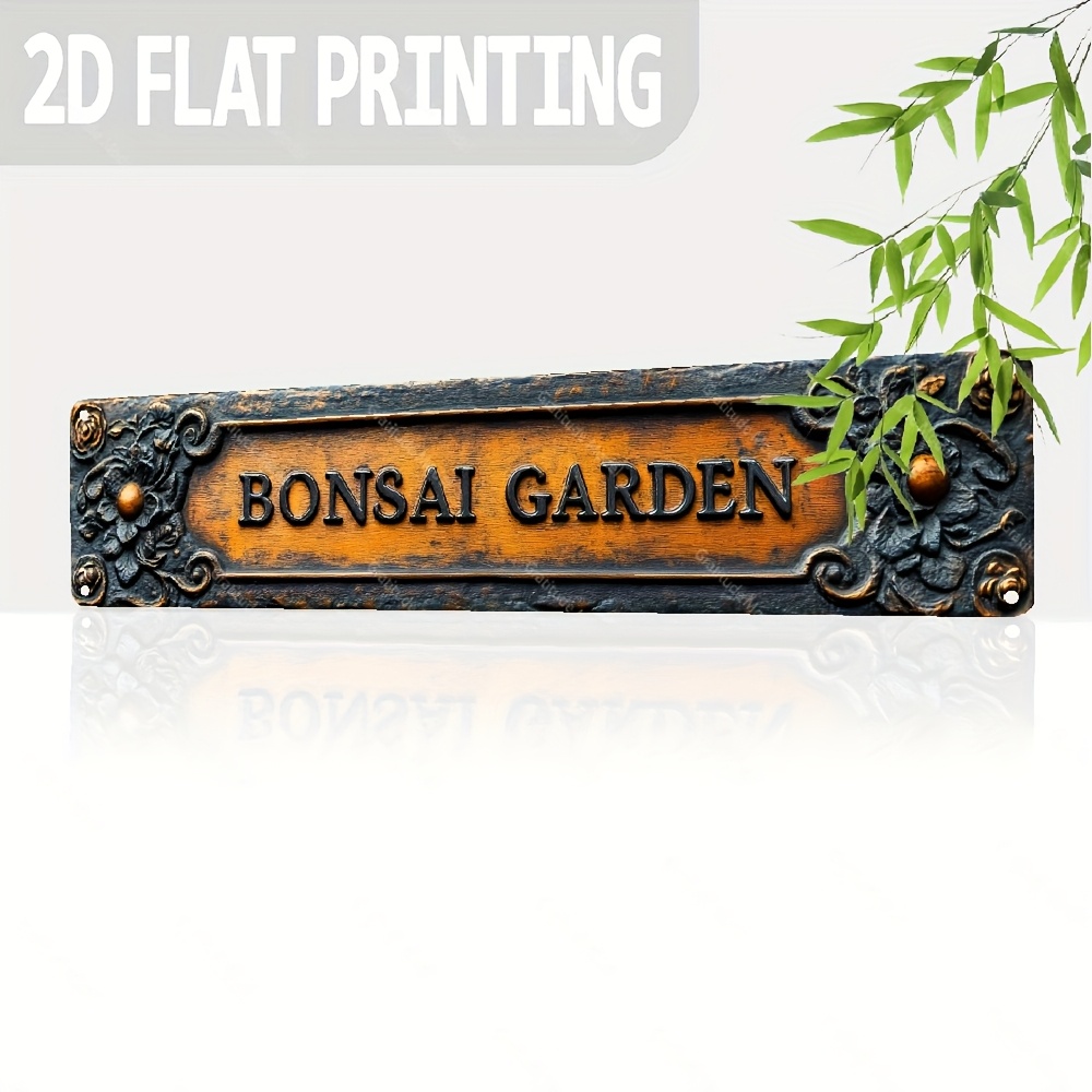 ป้ายอะลูมิเนียมแบบแบน 2 มิติ ท - Bonsai Garden And Cafe บทวิจารณ์และราคา
