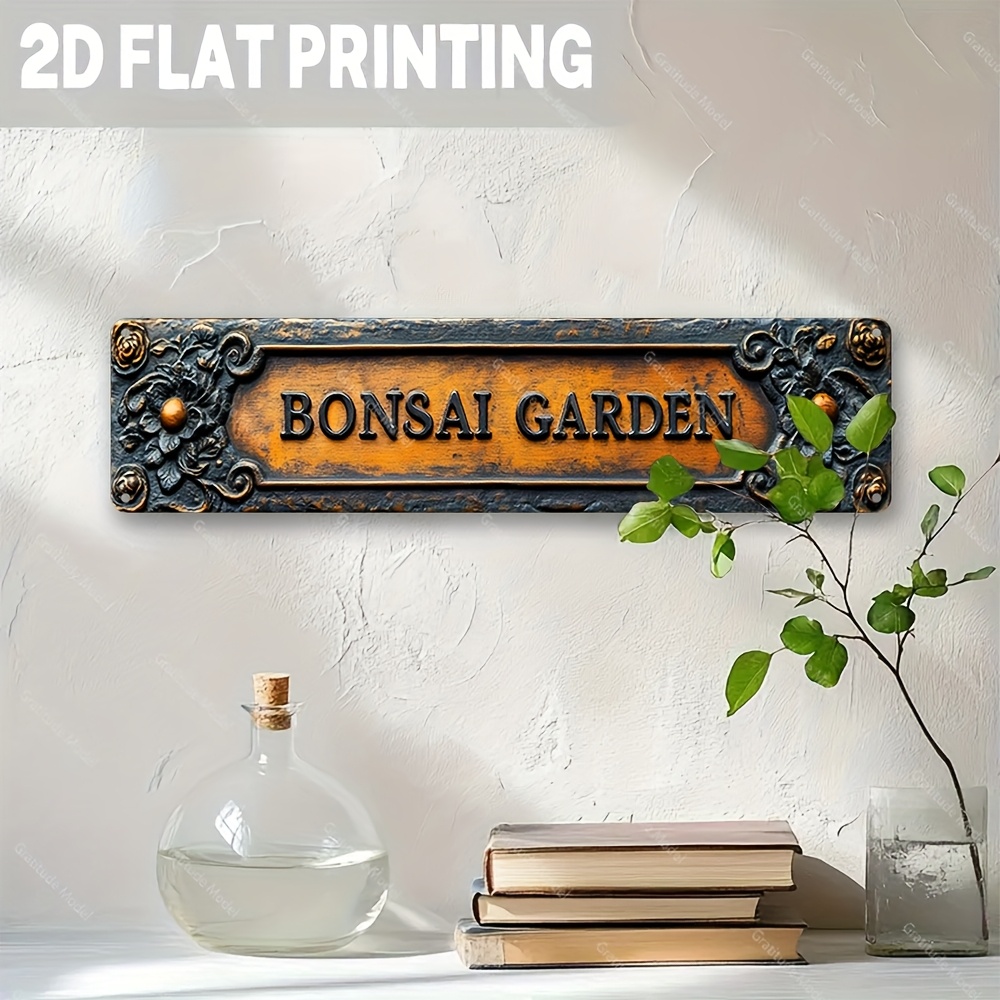 ป้ายอะลูมิเนียมแบบแบน 2 มิติ ท - Bonsai Garden And Cafe บทวิจารณ์และราคา