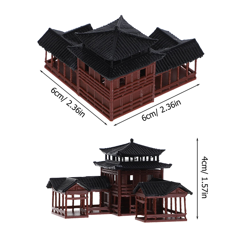 โมเดลอาคารโบราณ ศาลาญี่ปุ่นขนา - Bonsai Garden Chinese Garden บทวิจารณ์และราคา