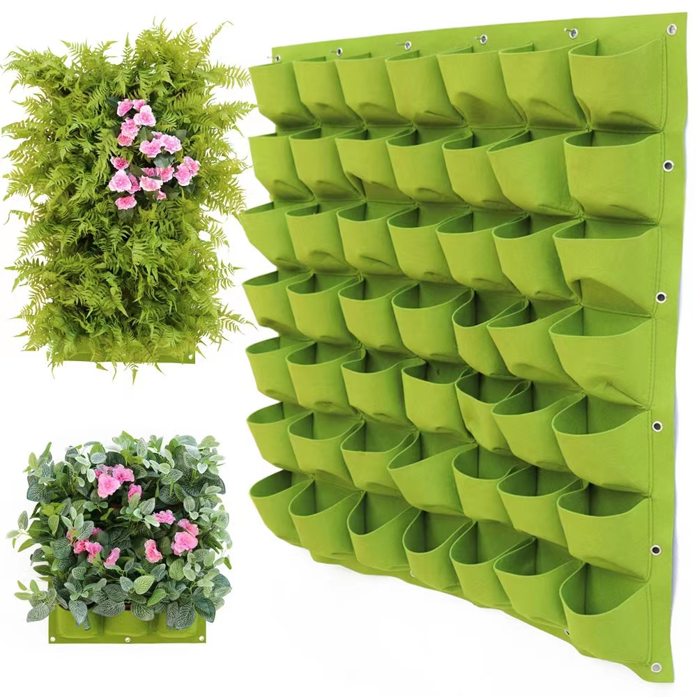 ถุงปลูกต้นไม้แขวนผนังสีเขียวแน - Bonsai Vertical Garden บทวิจารณ์และราคา