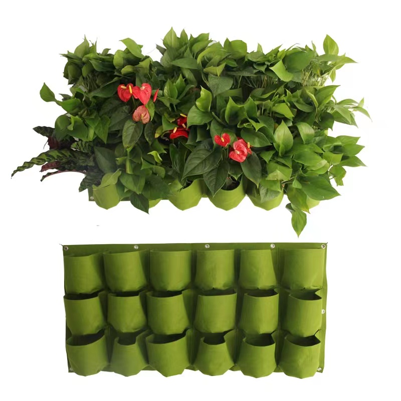 ถุงปลูกต้นไม้แขวนผนังสีเขียวแน - Bonsai Vertical Garden บทวิจารณ์และราคา