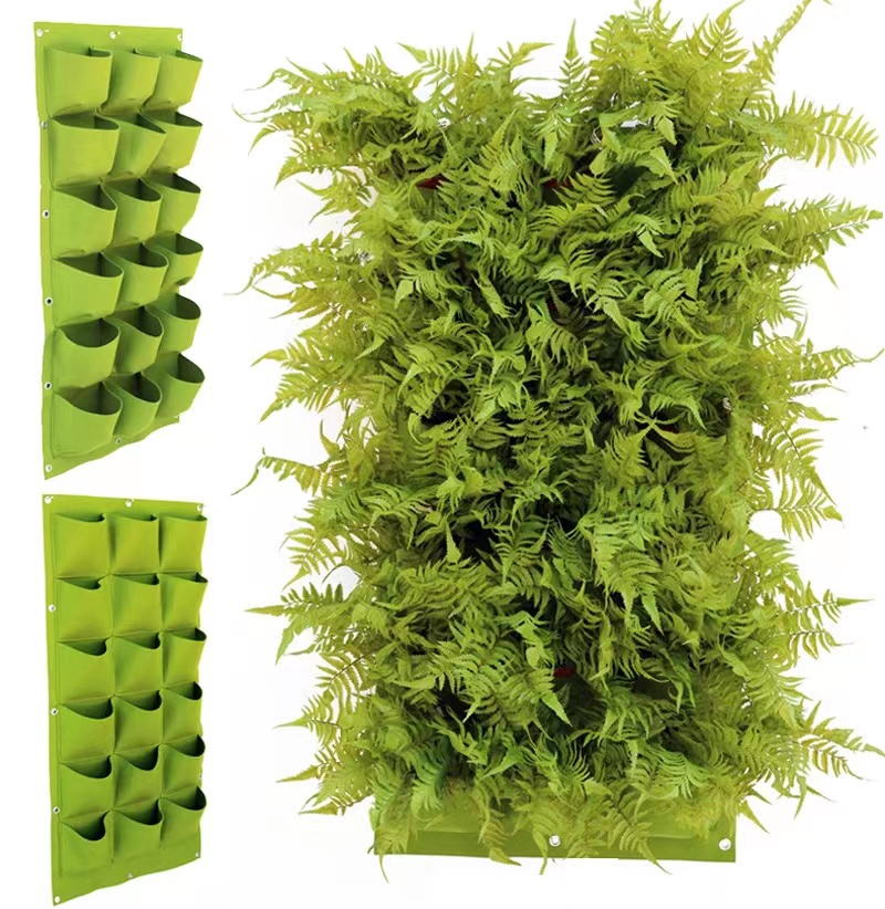 ถุงปลูกต้นไม้แขวนผนังสีเขียวแน - Bonsai Vertical Garden บทวิจารณ์และราคา