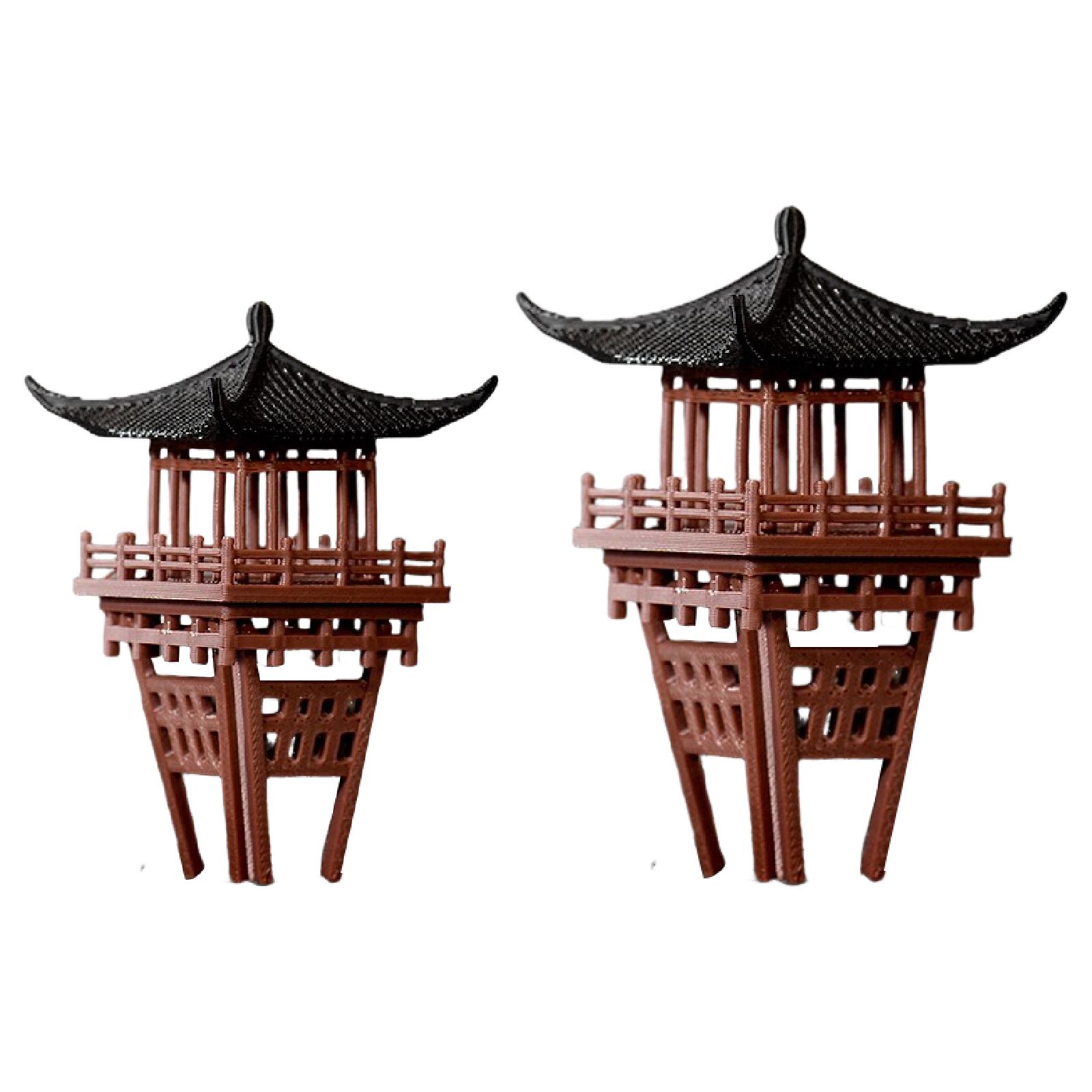 ศาลาจีนจิ๋ว ของตกแต่งสวนแบบดั้ - Bonsai Garden Chinese Garden บทวิจารณ์และราคา