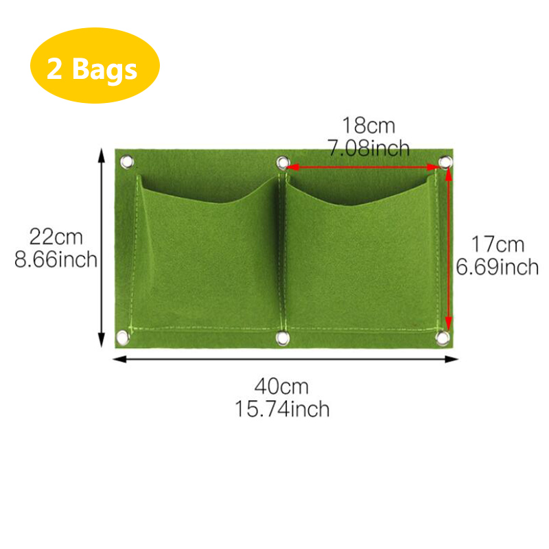 ถุงปลูกต้นไม้แบบแขวนผนัง กระเป - Bonsai Vertical Garden บทวิจารณ์และราคา
