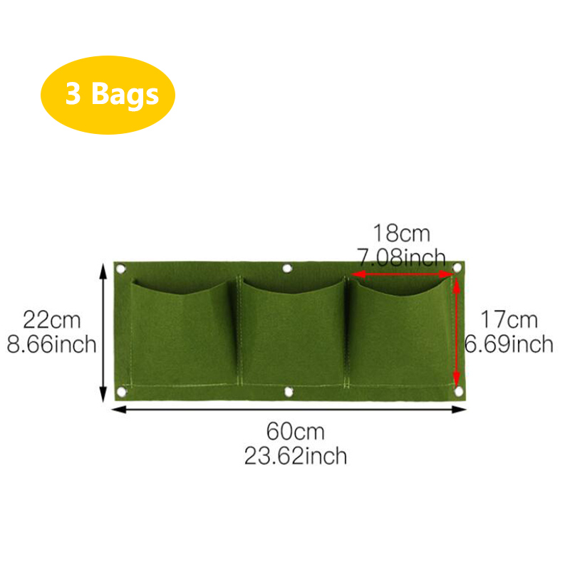 ถุงปลูกต้นไม้แบบแขวนผนัง กระเป - Bonsai Vertical Garden บทวิจารณ์และราคา