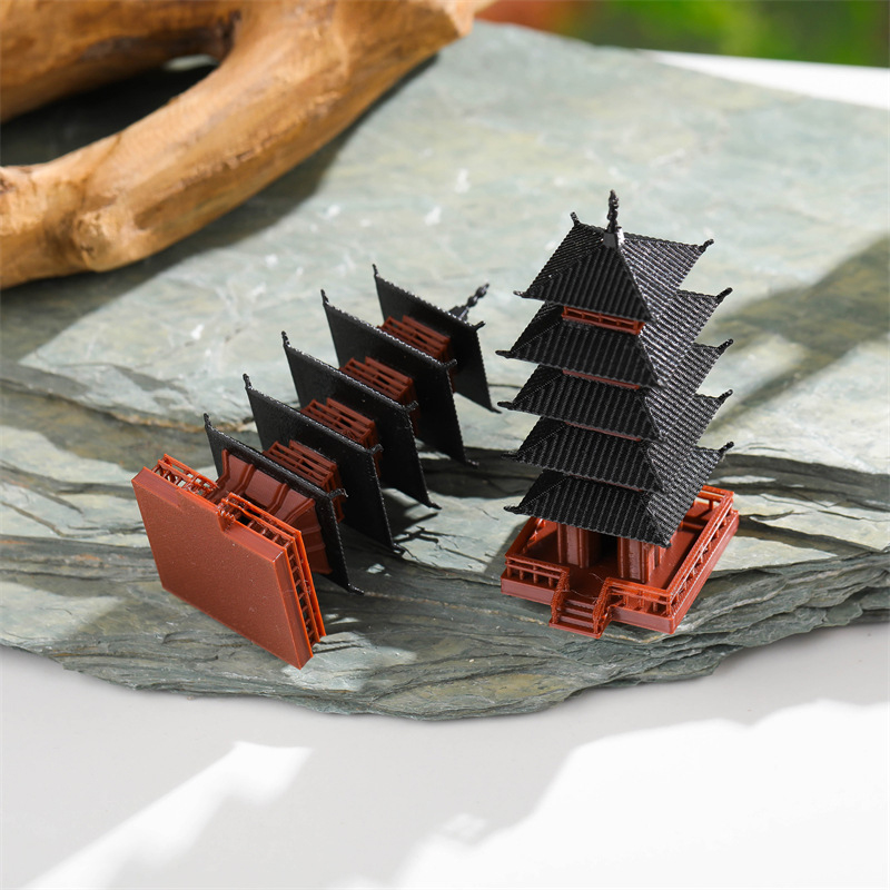 รูปปั้นเจดีย์ขนาดเล็ก โมเดลอาค - Bonsai Garden Mini บทวิจารณ์และราคา
