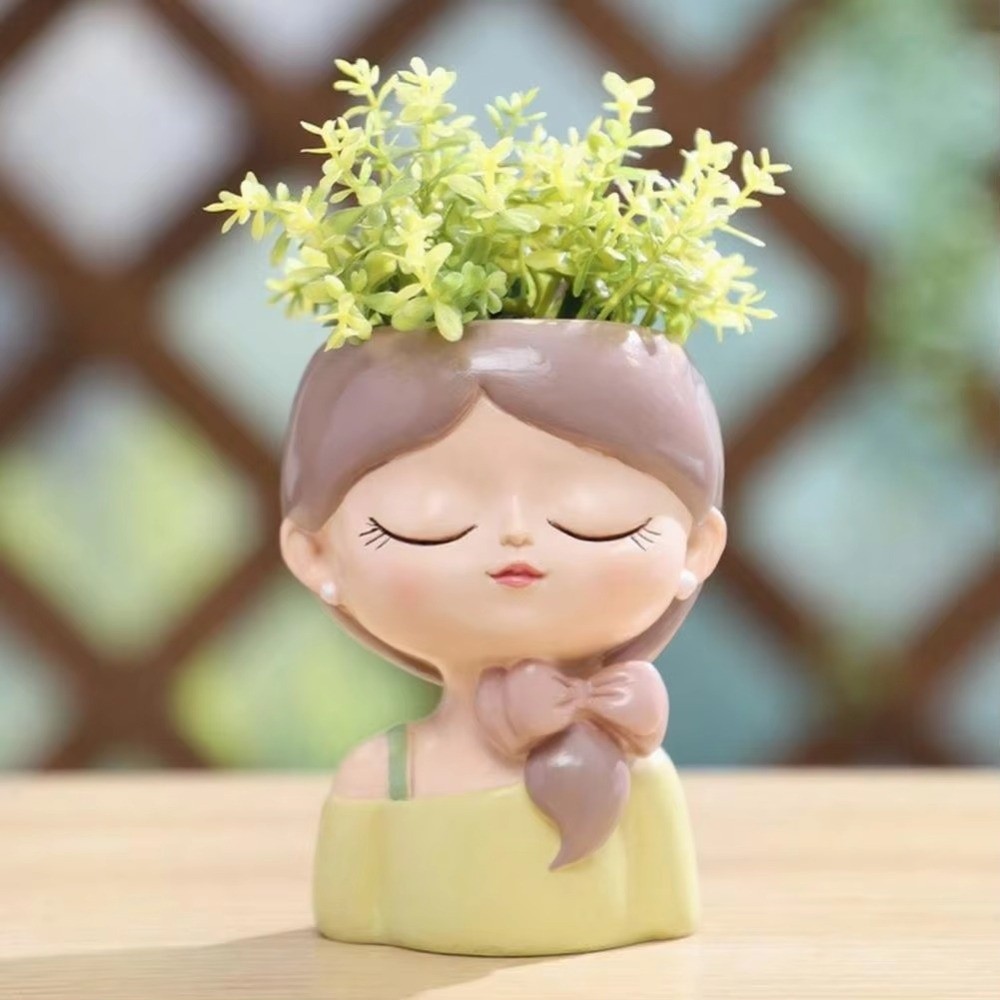 อุปกรณ์ทำสวน กระถางต้นไม้รูปหน - Bonsai Garden And Cafe บทวิจารณ์และราคา