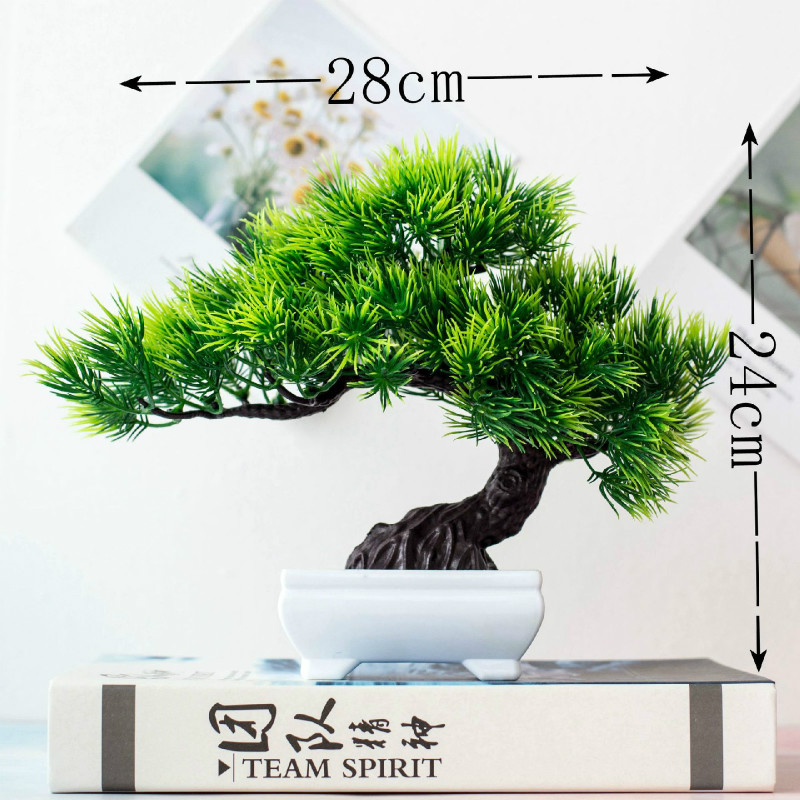 ใหม่สีเขียวพืชประดิษฐ์บอนไซต้น - Bonsai Garden Mini บทวิจารณ์และราคา