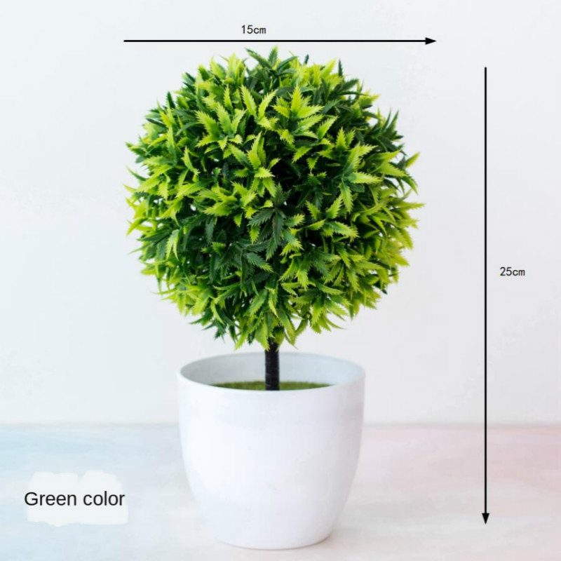 ใหม่สีเขียวพืชประดิษฐ์บอนไซต้น - Bonsai Garden Mini บทวิจารณ์และราคา