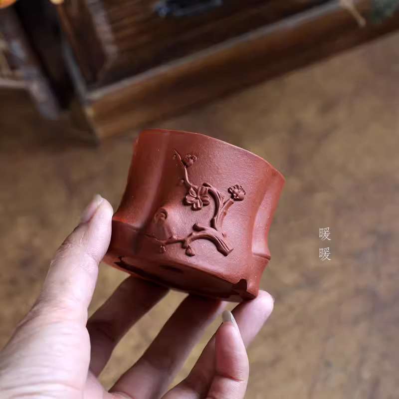 กระถางบอนไซทรายสีม่วงแกะสลักลว - Bonsai Garden Chinese Garden บทวิจารณ์และราคา
