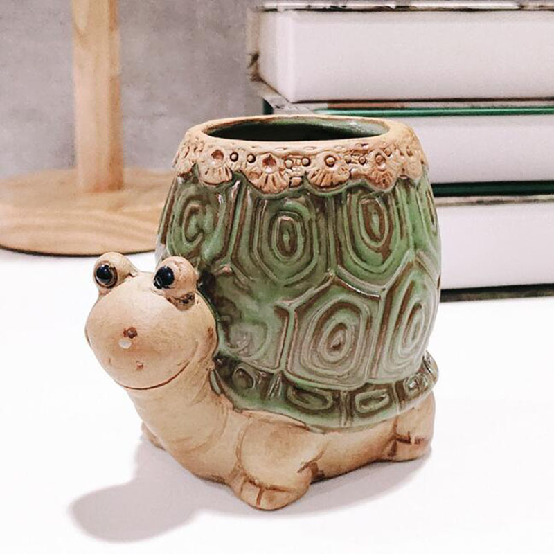 การ์ตูนเซรามิค Snail เต่าสัตว์ - Bonsai Garden Europe บทวิจารณ์และราคา