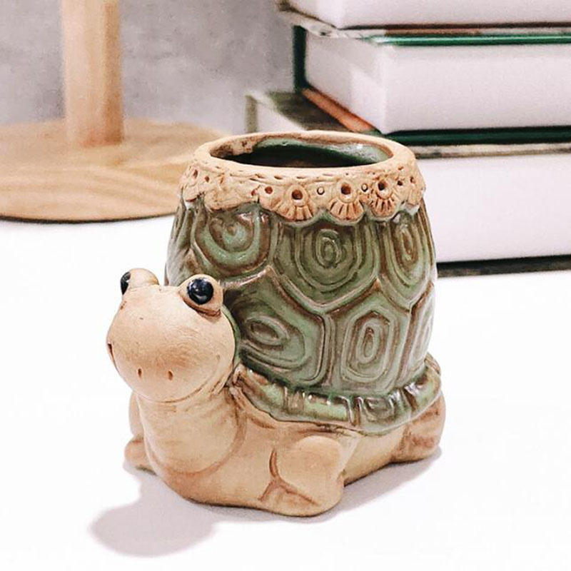 การ์ตูนเซรามิค Snail เต่าสัตว์ - Bonsai Garden Europe บทวิจารณ์และราคา